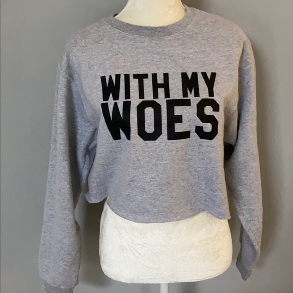 Cropped hoodie - drake inspired lyric